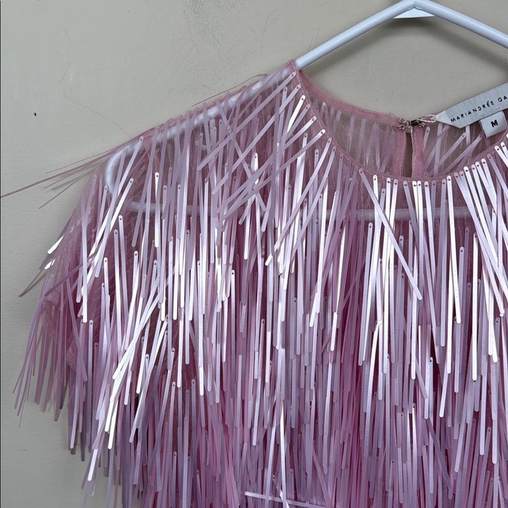 πNEW MARIANDREE GAITAN OLIVIA TOP -rose medium - Picture 8 of 13